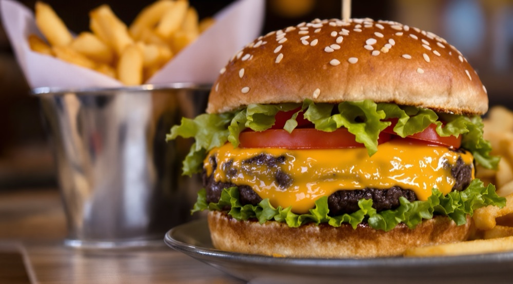 The Cadillac Burger — Certified Angus Beef with hand-cut fries